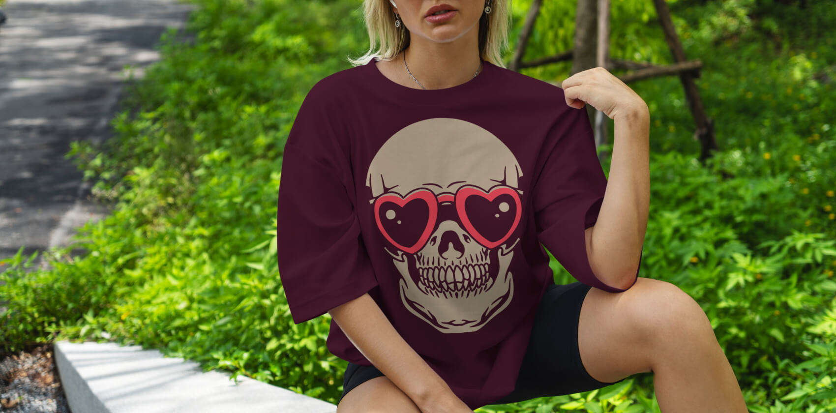 chic collection leggings yoga pants skull tshirt