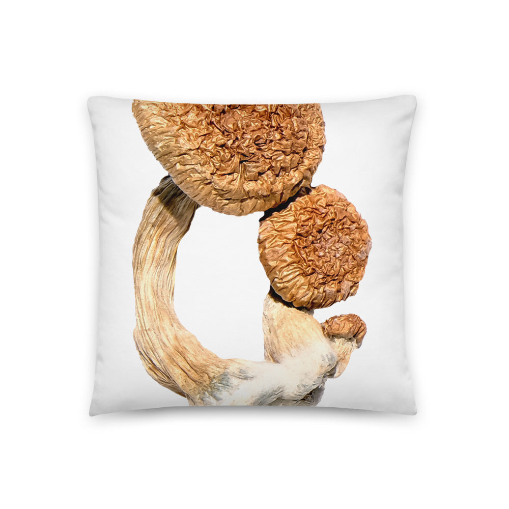 Psilocybin Magic Mushrooms Throw Pillow