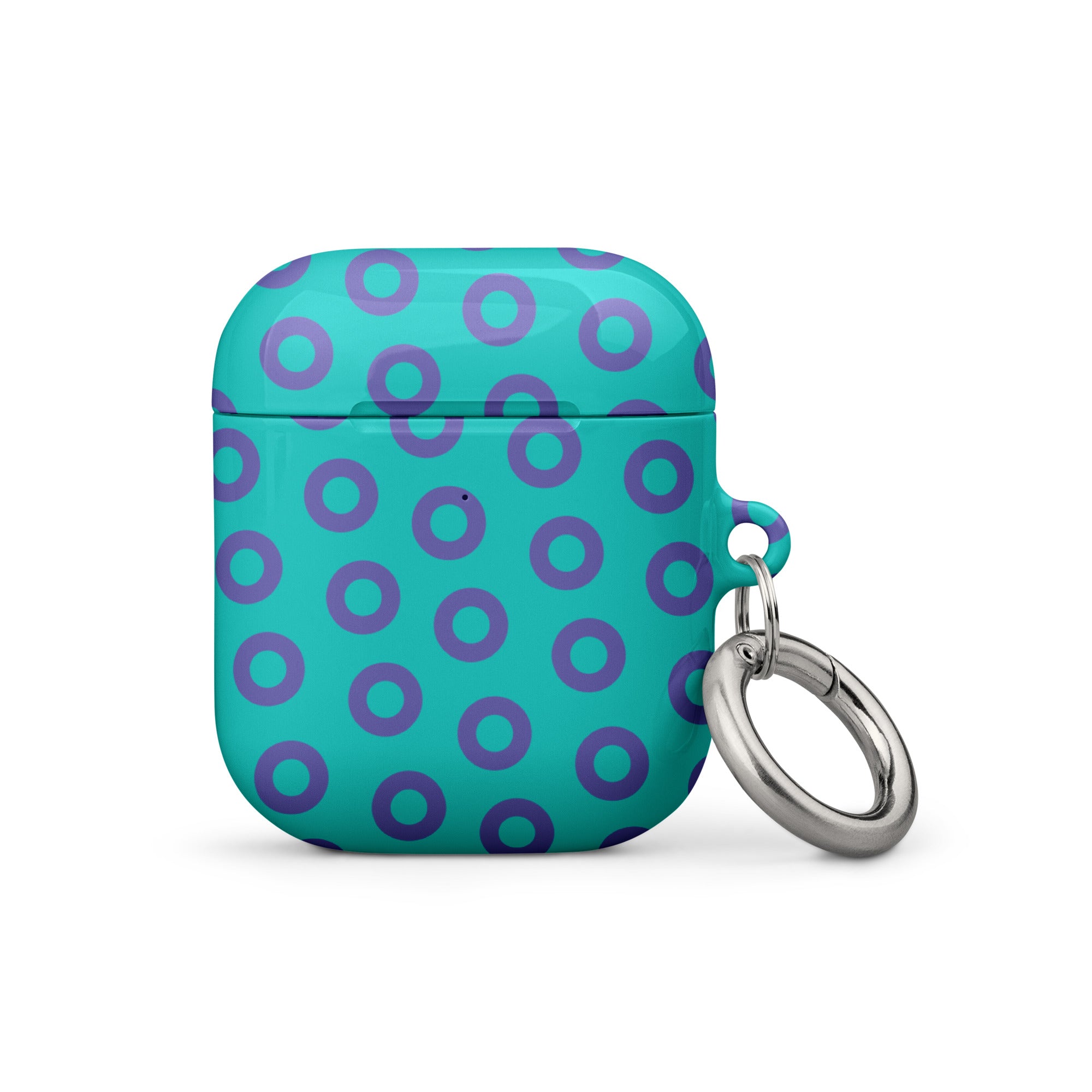 Fishman Donut AirPods Case - Teal/Purple Edition