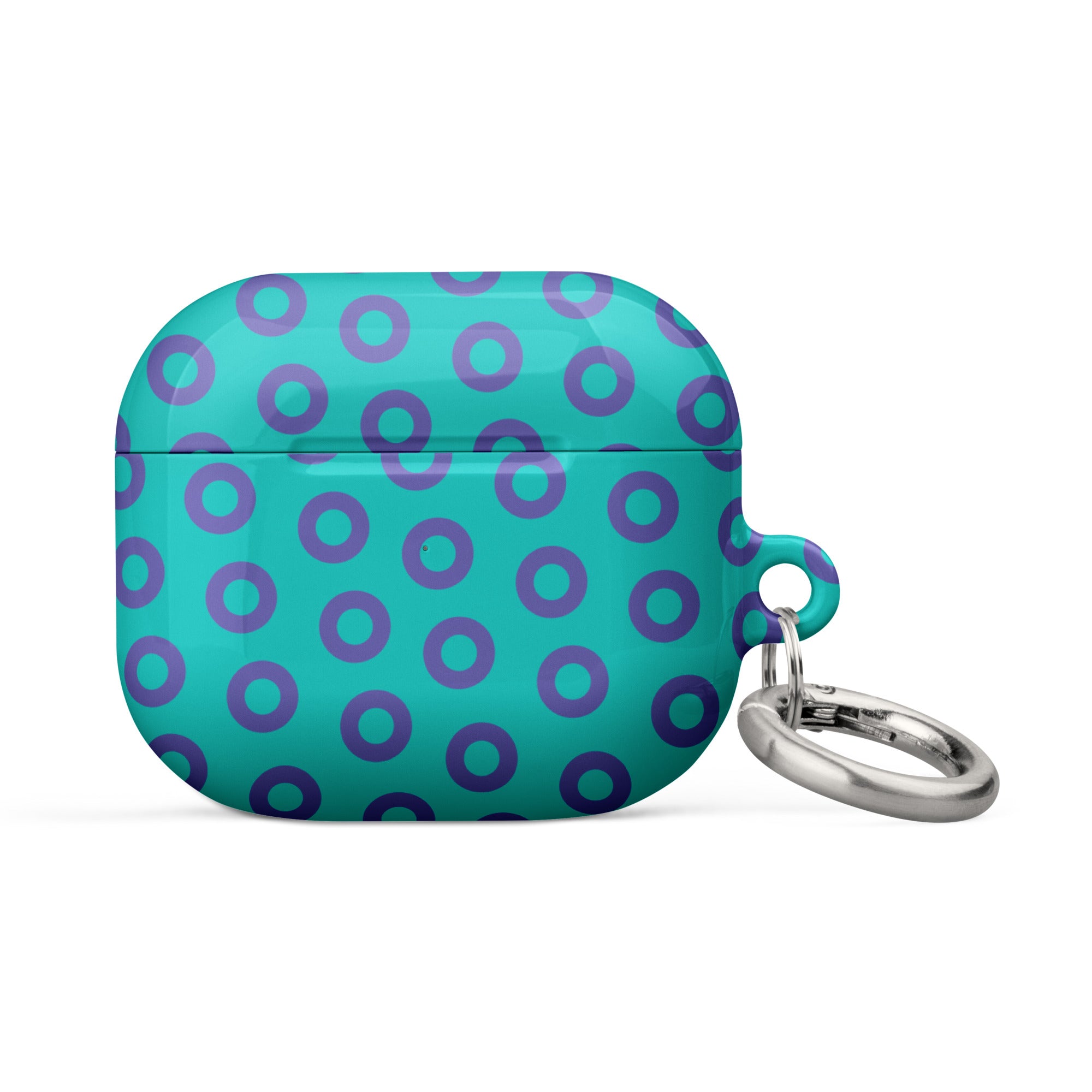 Fishman Donut AirPods Case - Teal/Purple Edition