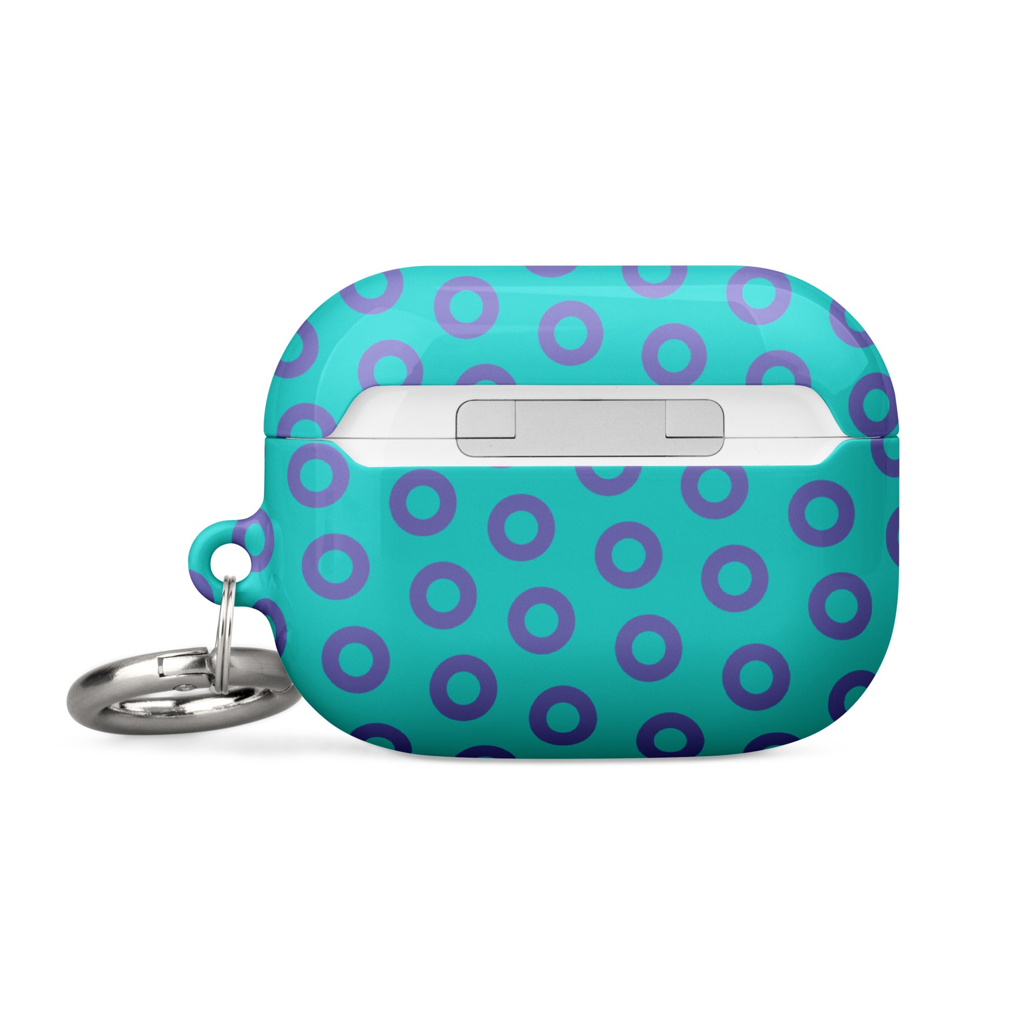 Fishman Donut AirPods Case - Teal/Purple Edition