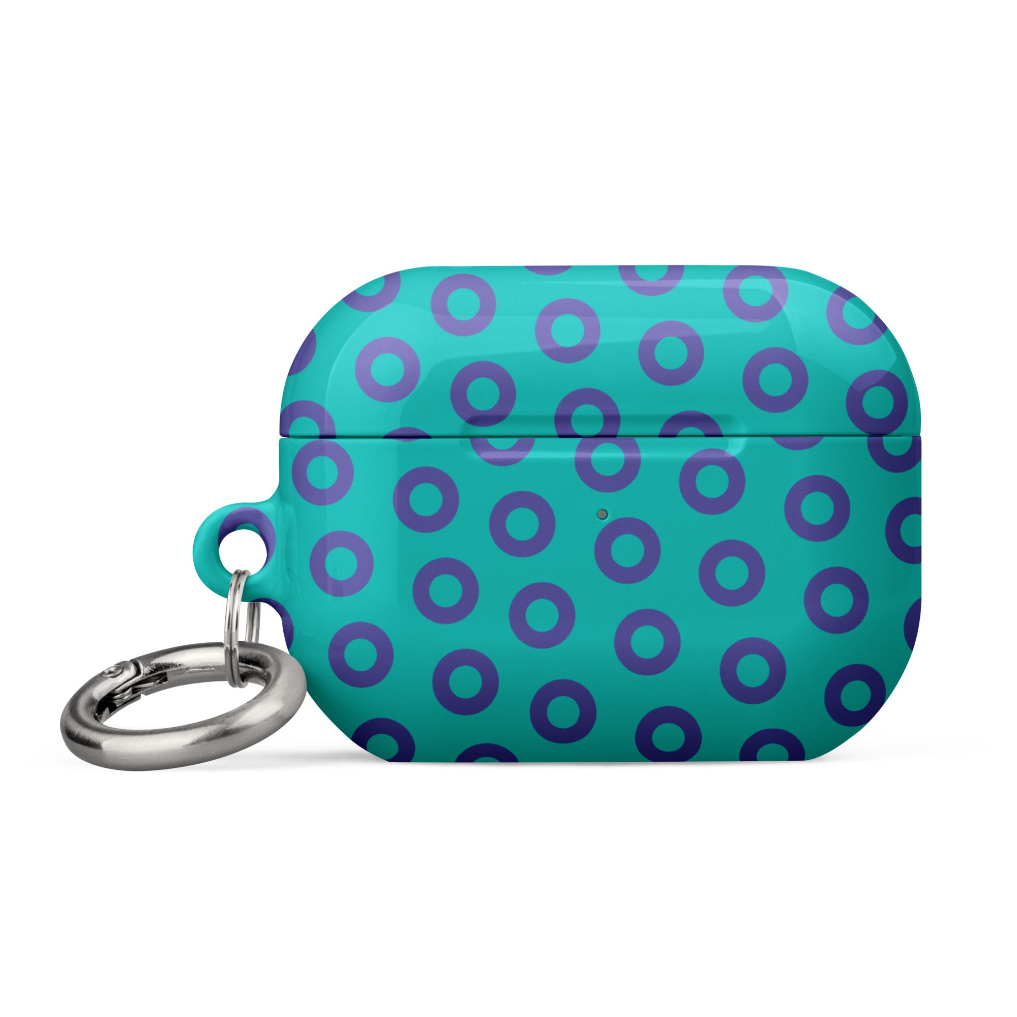 Fishman Donut AirPods Case - Teal/Purple Edition