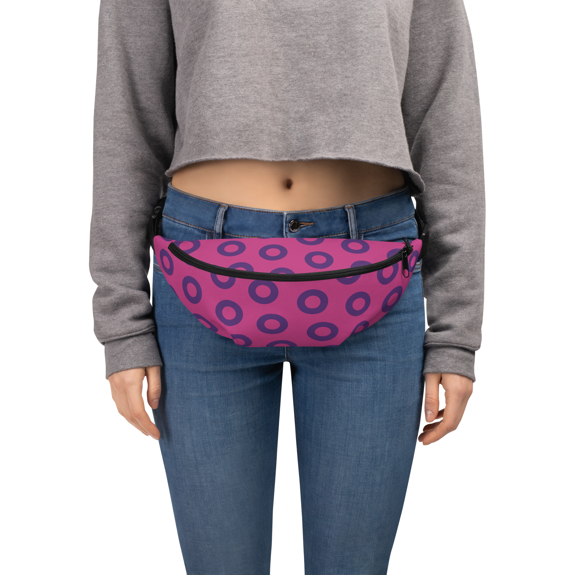 Fishman Donut Fanny Pack: Pink/Purple Edition