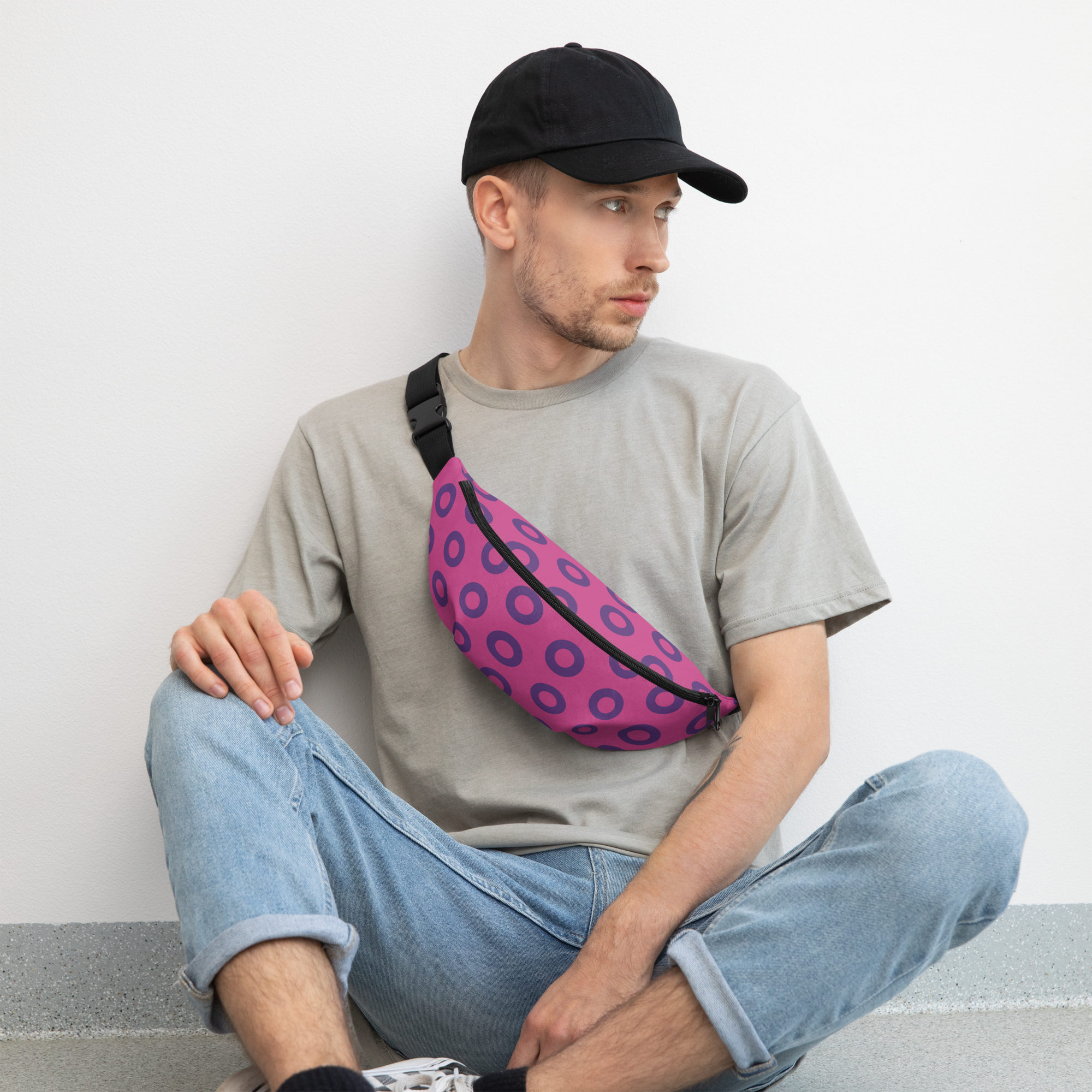 Fishman Donut Fanny Pack: Pink/Purple Edition