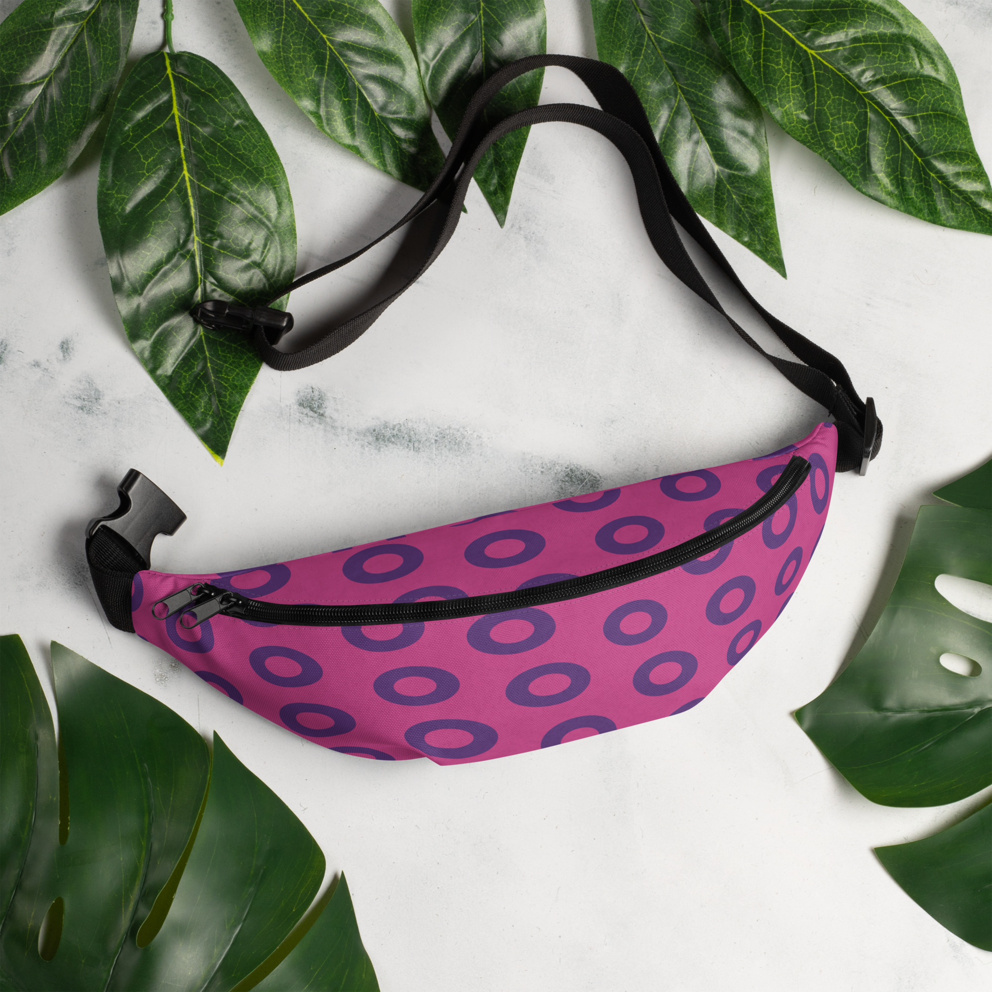 Fishman Donut Fanny Pack: Pink/Purple Edition