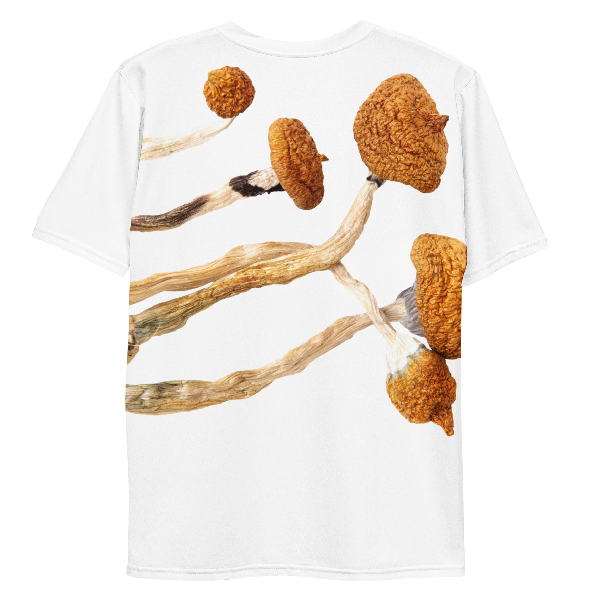 Psilocybin Magic Mushrooms Double-Sided All-Over Print Tee