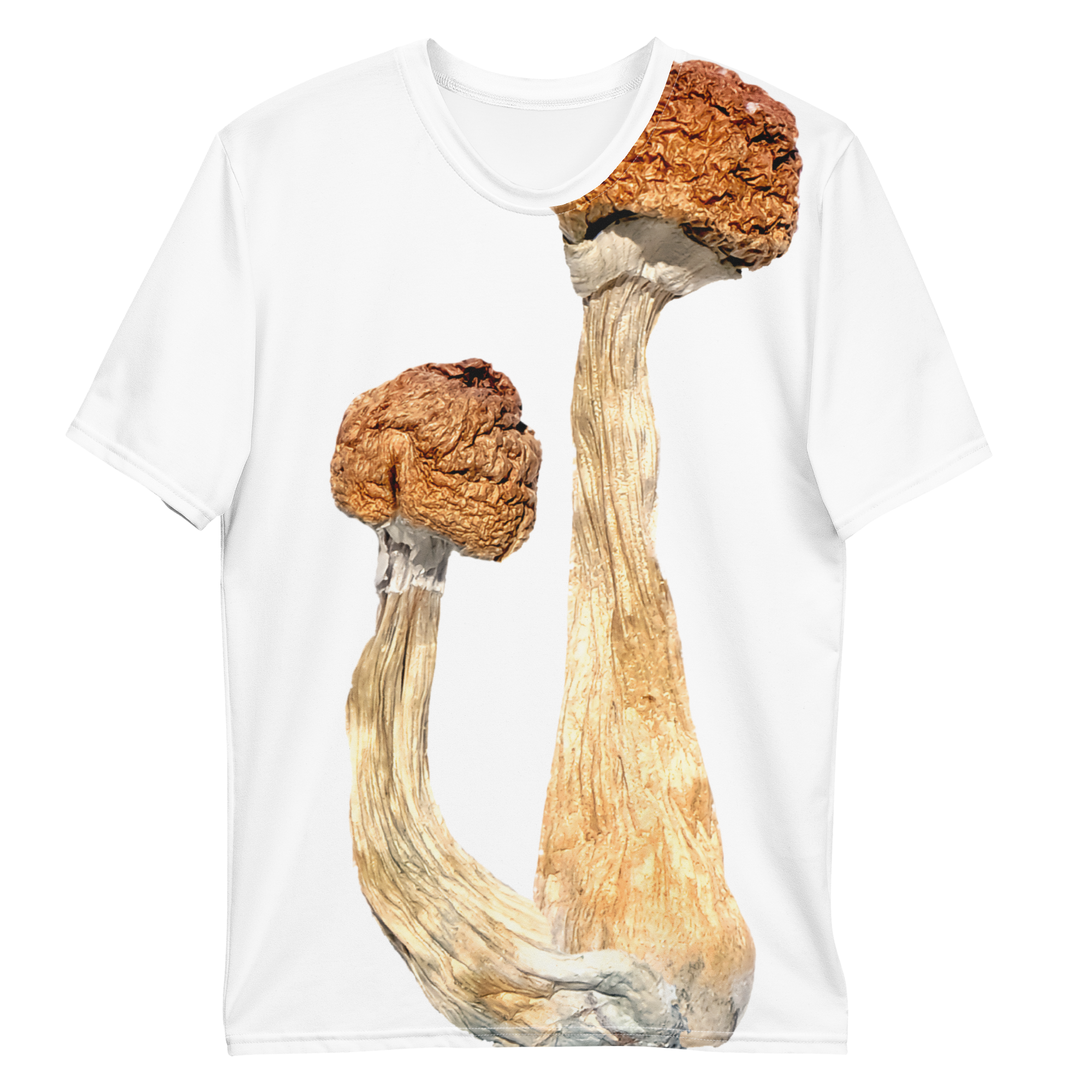 Psilocybin Magic Mushrooms Double-Sided All-Over Print Tee