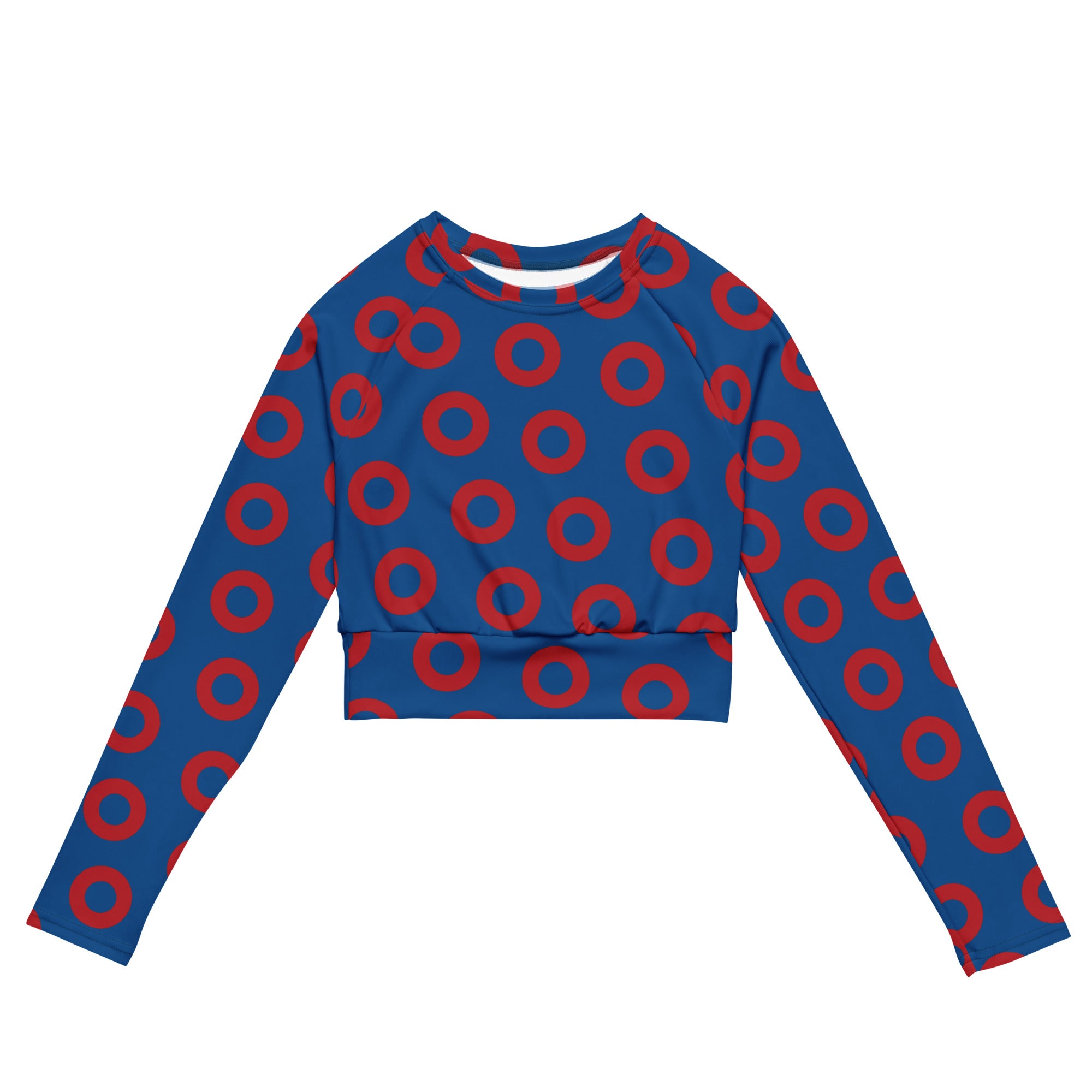 Fishman Donut Long-Sleeve Crop Top