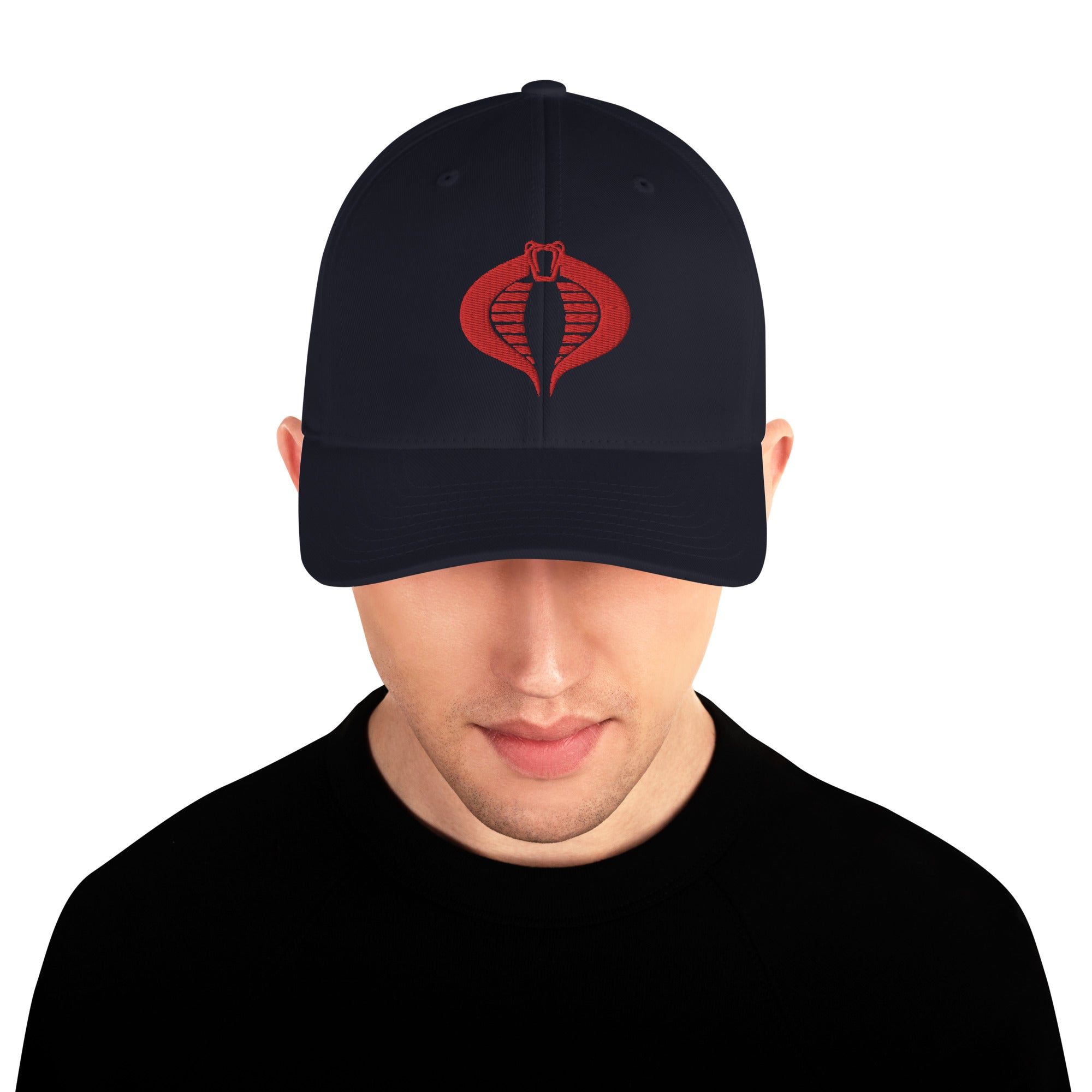 Cobra Logo Embroidered Fitted Hat - GI Joe