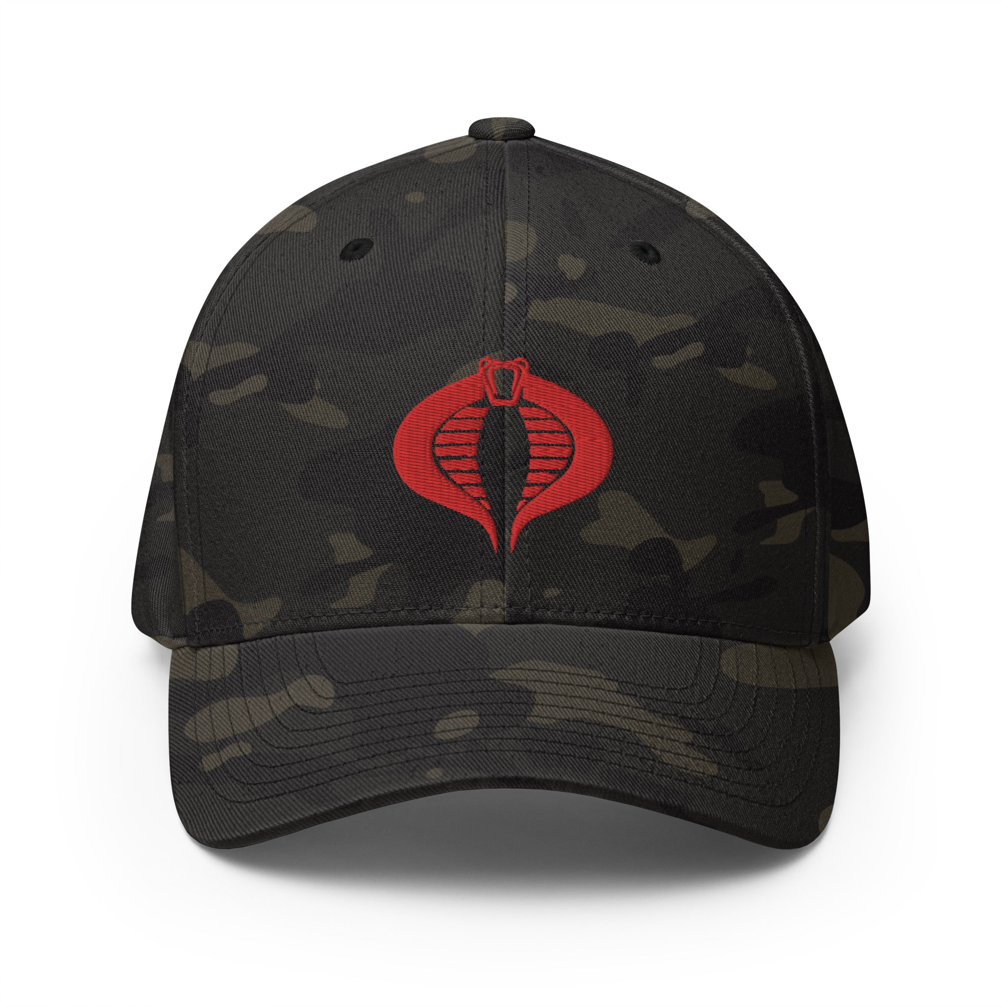 Cobra Logo Embroidered Fitted Hat - GI Joe