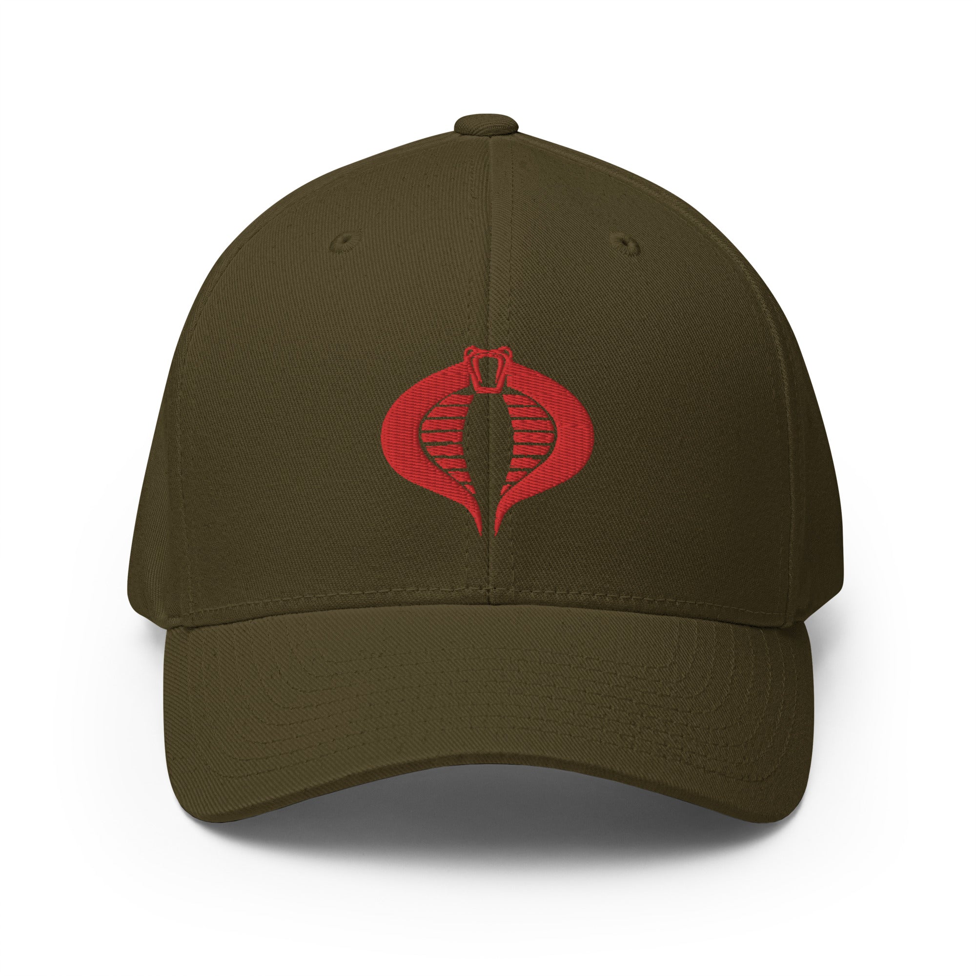 Cobra Logo Embroidered Fitted Hat - GI Joe