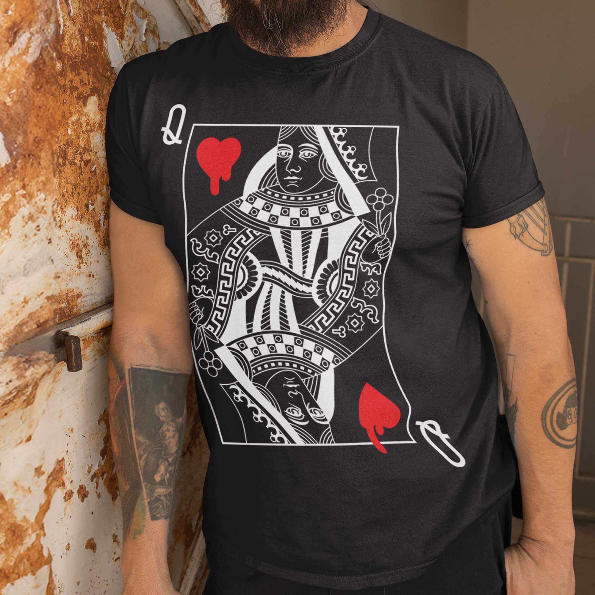 Queen of Dripping Hearts Tee