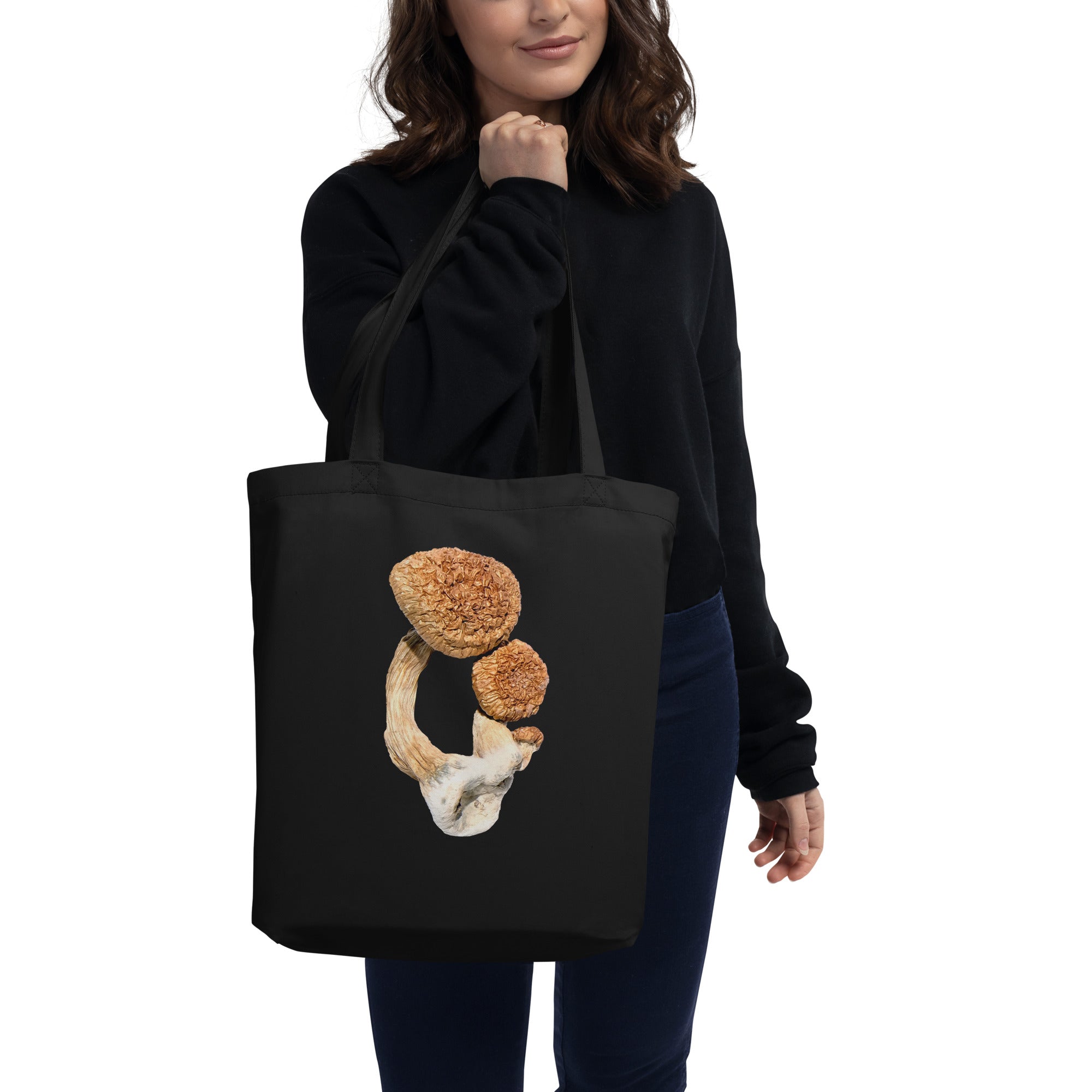 Organic Cotton Magic Mushrooms Tote Bag