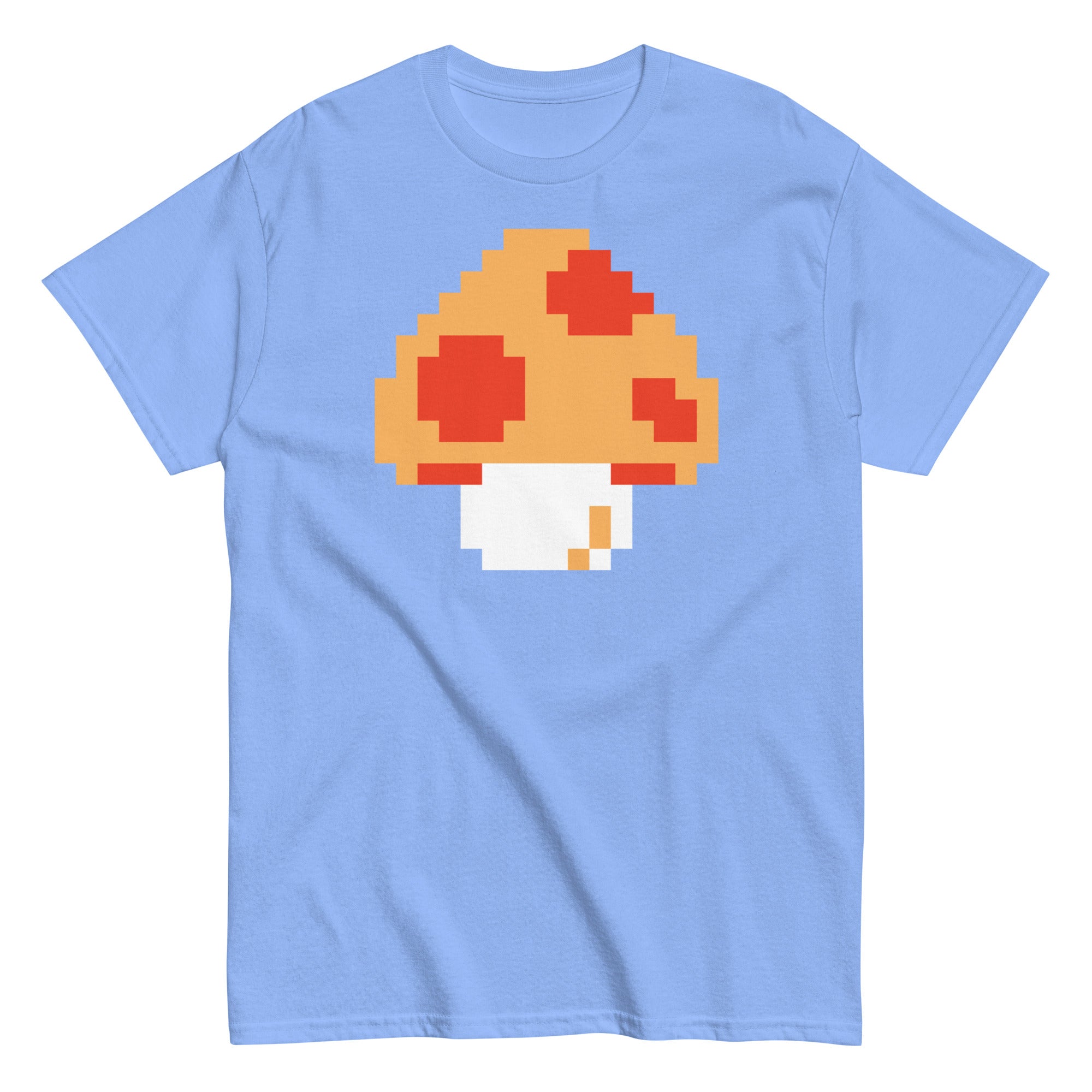 Pixellated Mega Mushroom Video Game Tee