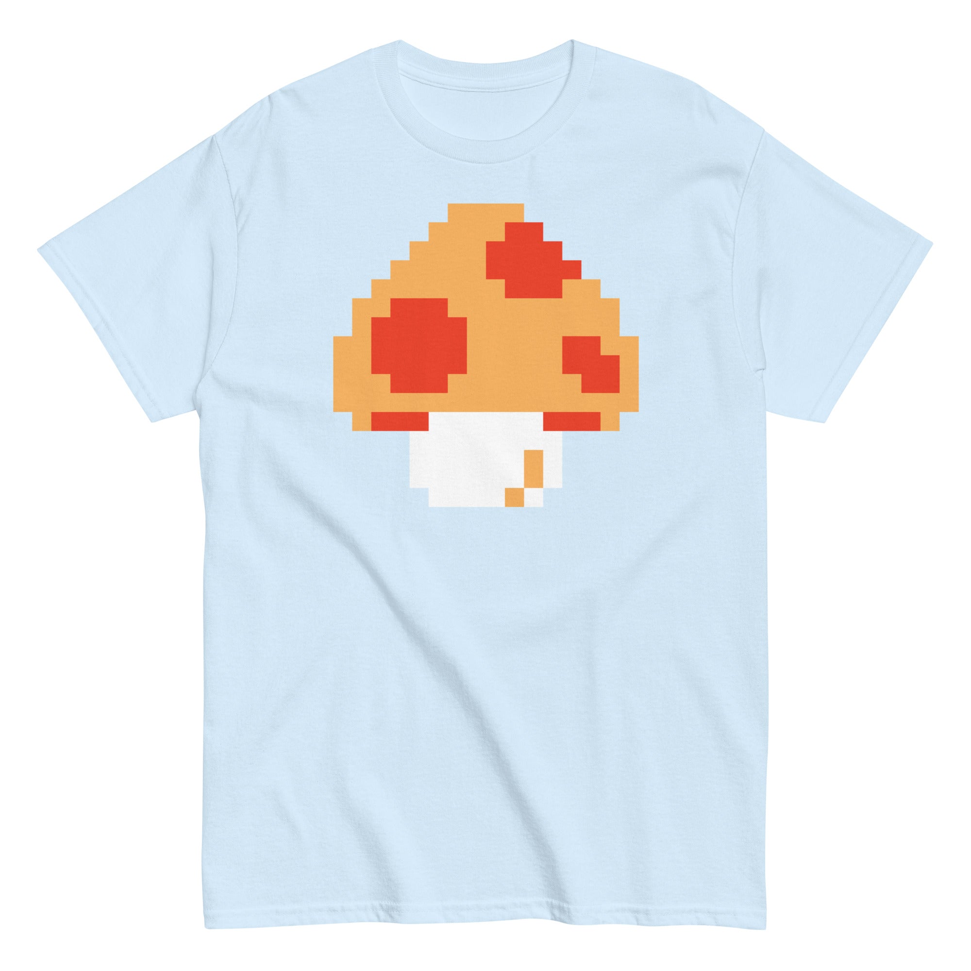 Pixellated Mega Mushroom Video Game Tee