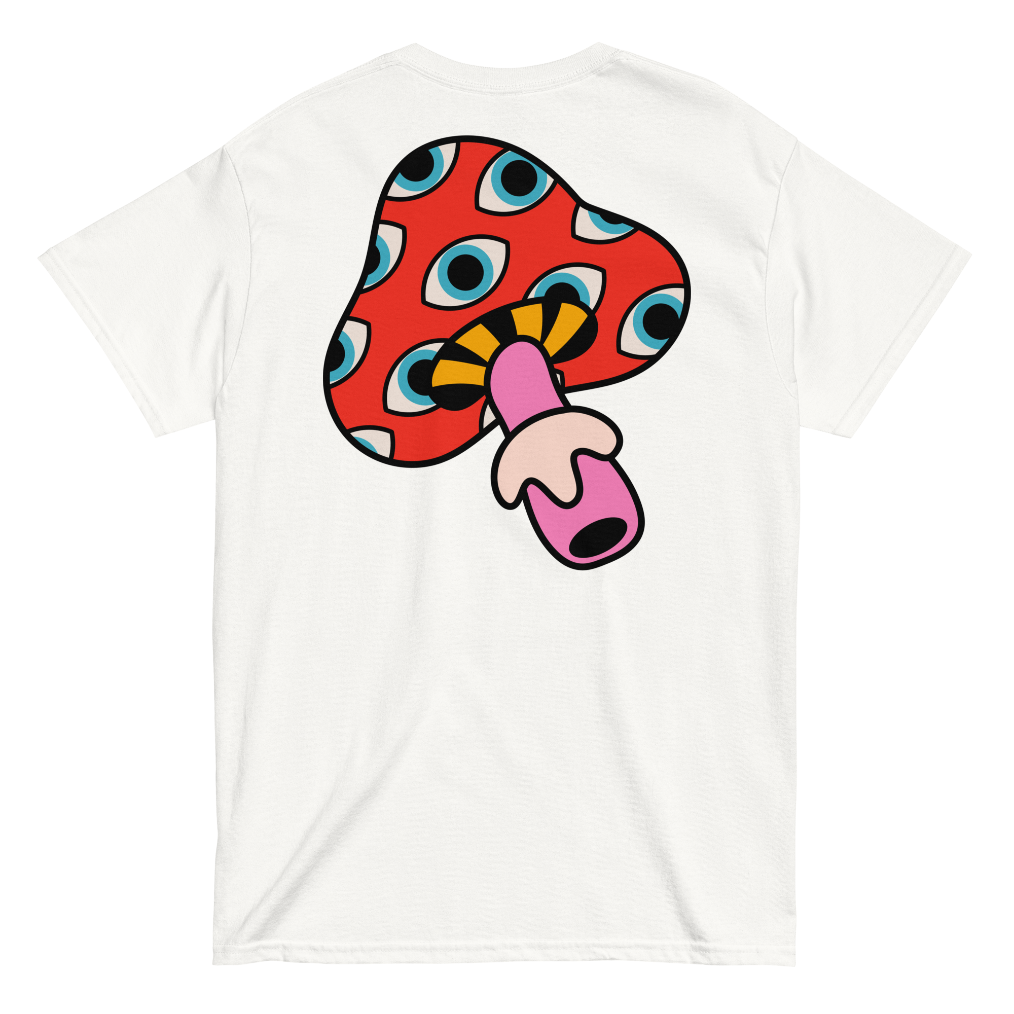 Trippy Mushroom Double-Sided Graphic Tee