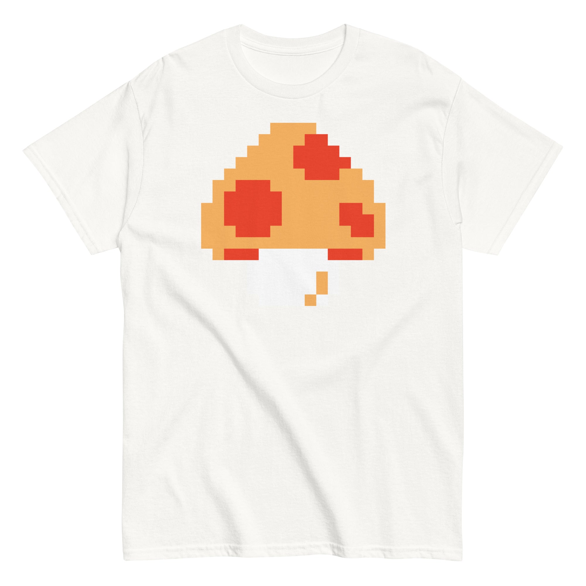 Pixellated Mega Mushroom Video Game Tee