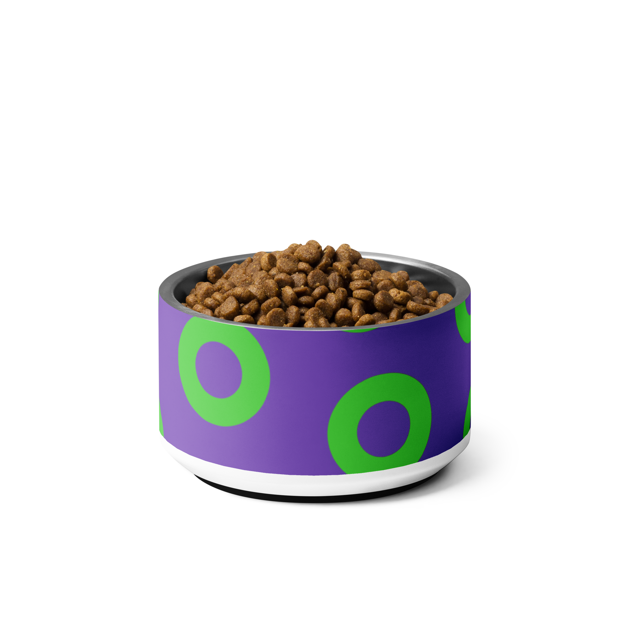 Fishman Donut Pet Bowl: Purple/Green