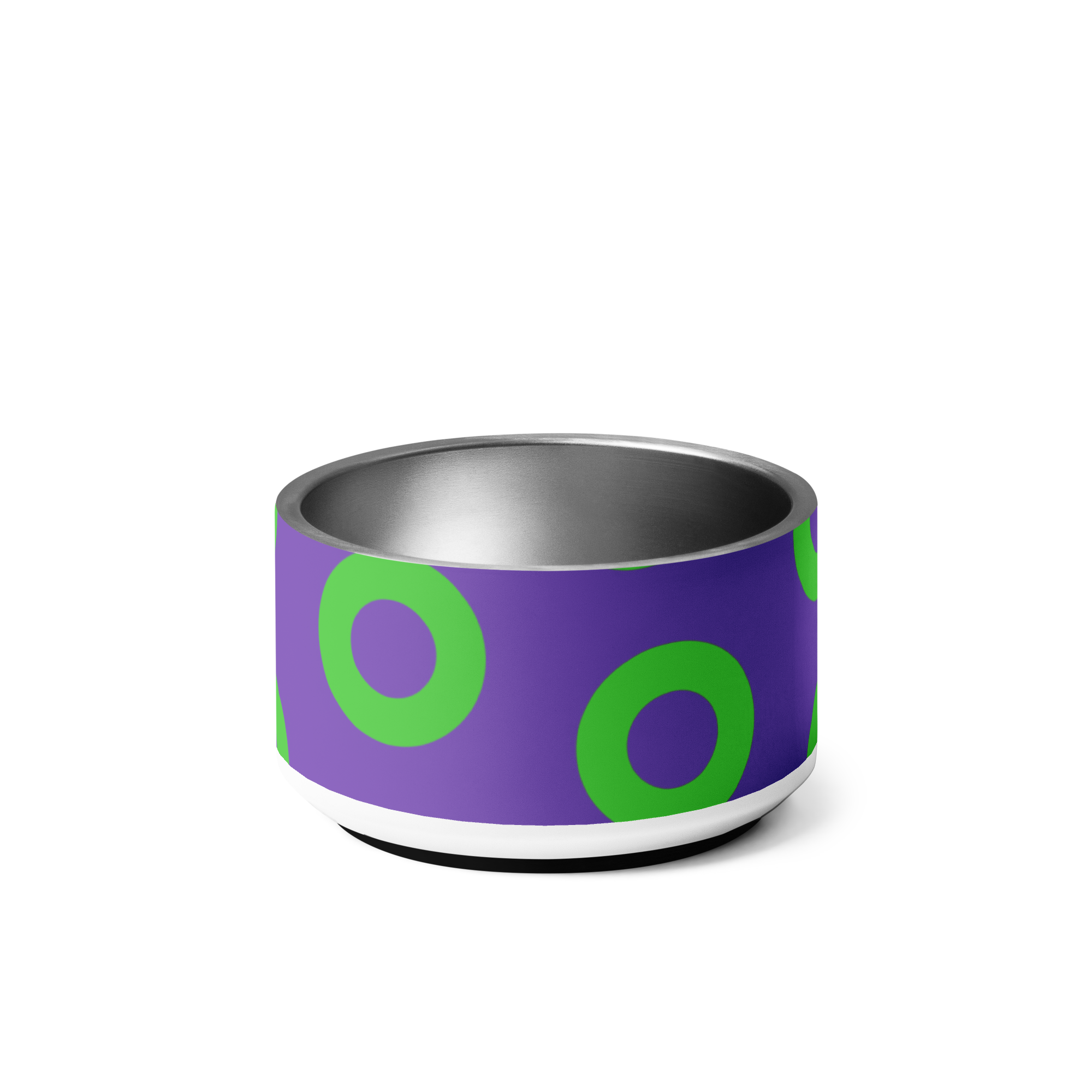 Fishman Donut Pet Bowl: Purple/Green