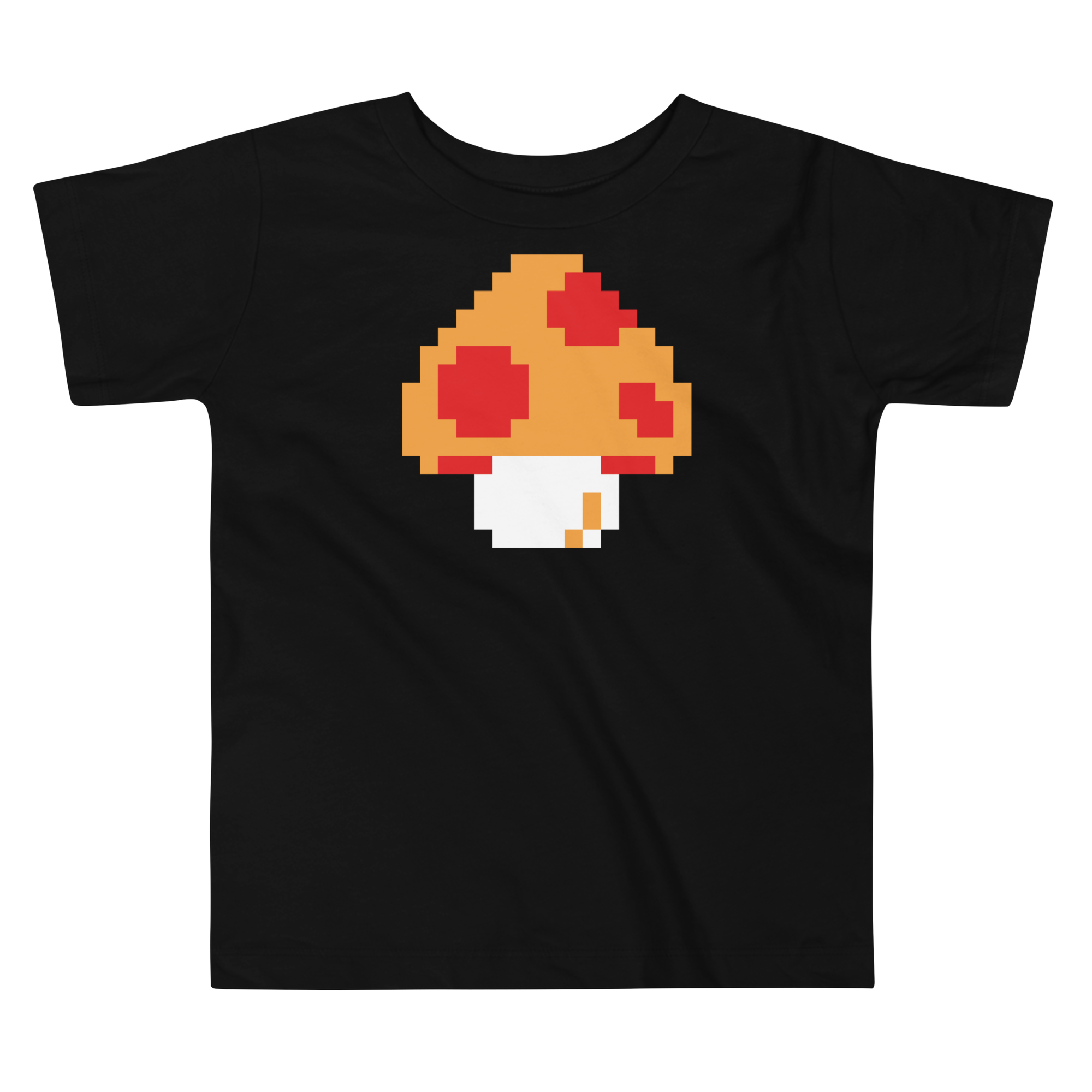 Pixellated Mega Mushroom Video Game Toddler Tee