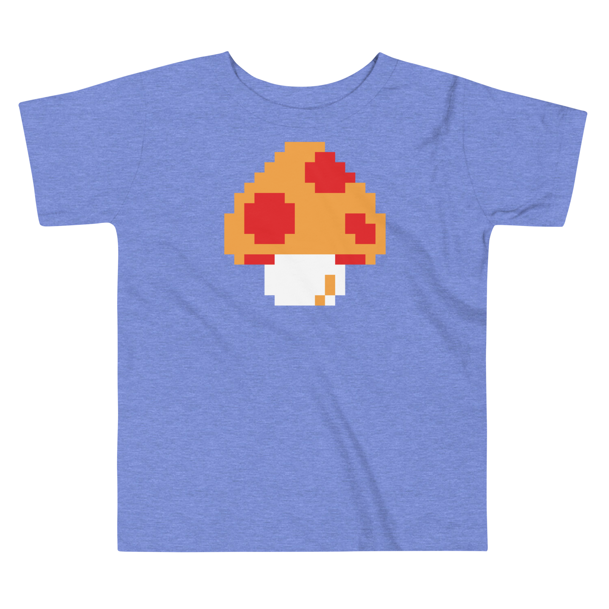 Pixellated Mega Mushroom Video Game Toddler Tee