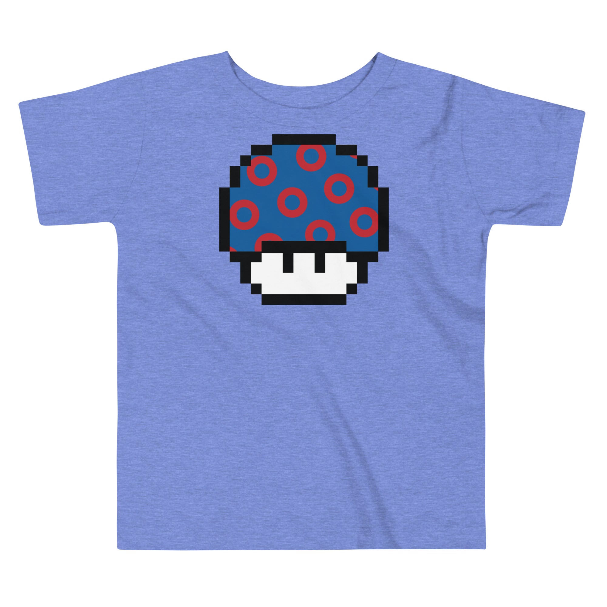 Fishman Donut Pixellated Super Mushroom Toddler Tee