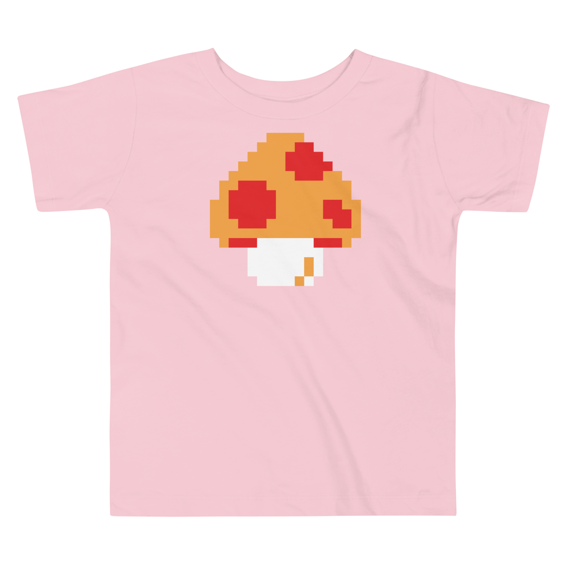 Pixellated Mega Mushroom Video Game Toddler Tee