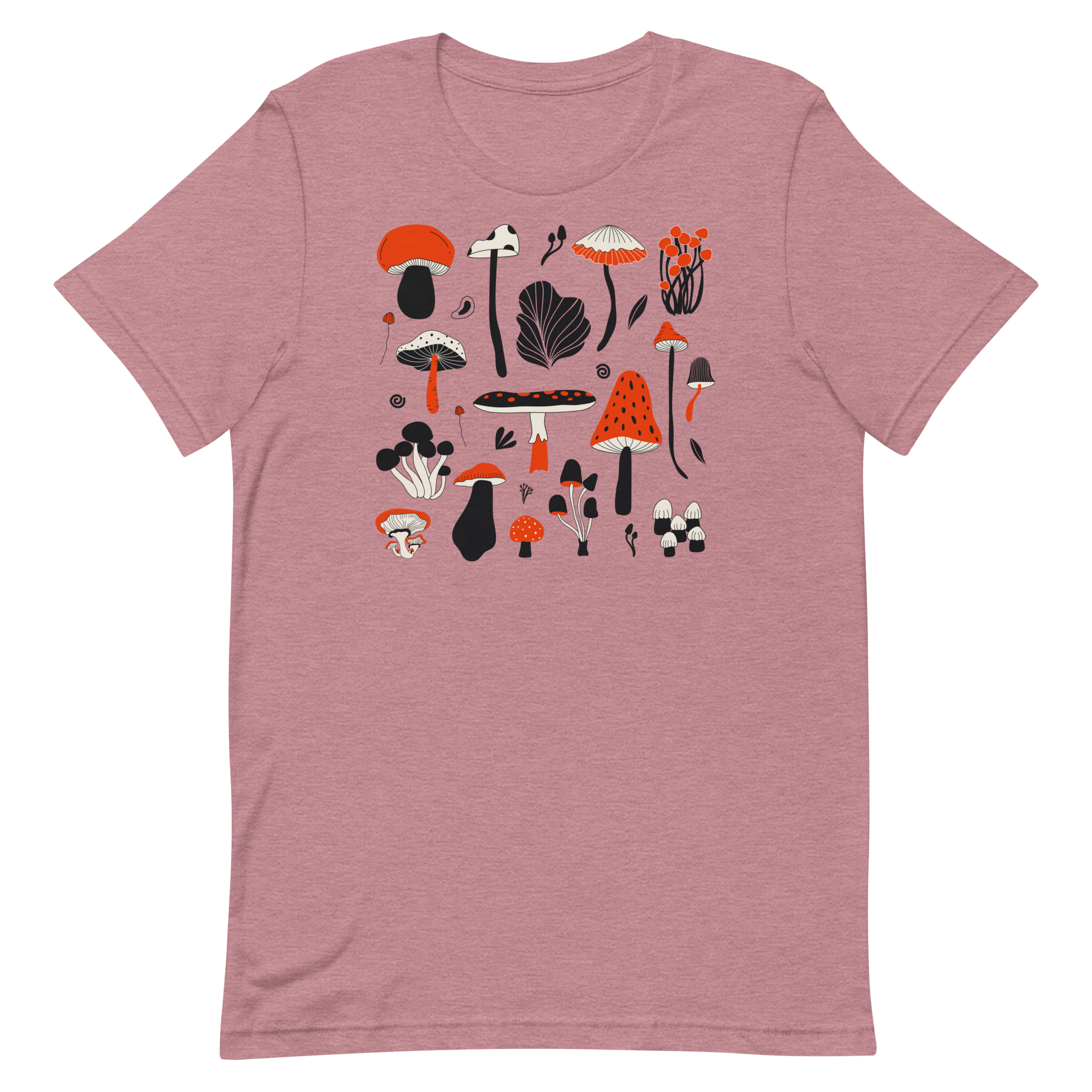 Illustrated Mushrooms Variety Graphic Tee