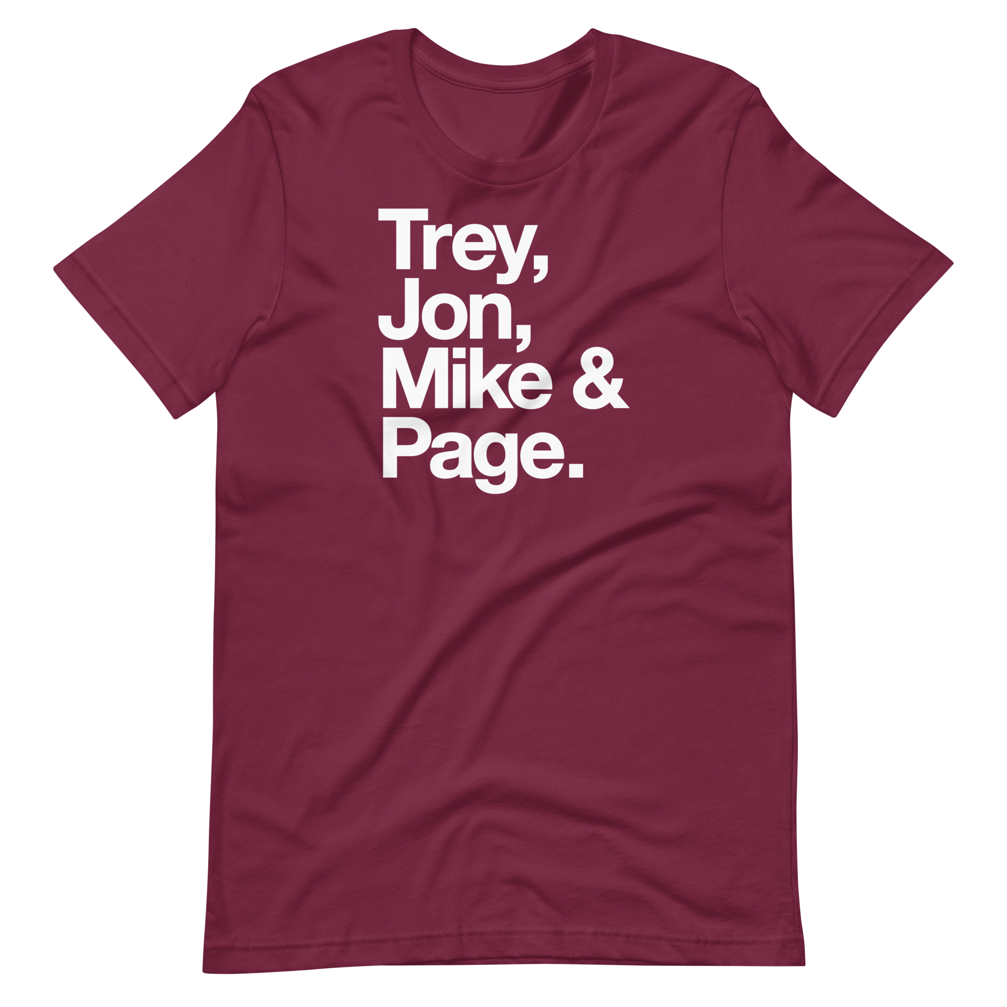 Trey, Jon, Mike, Page, Phish Graphic Tee