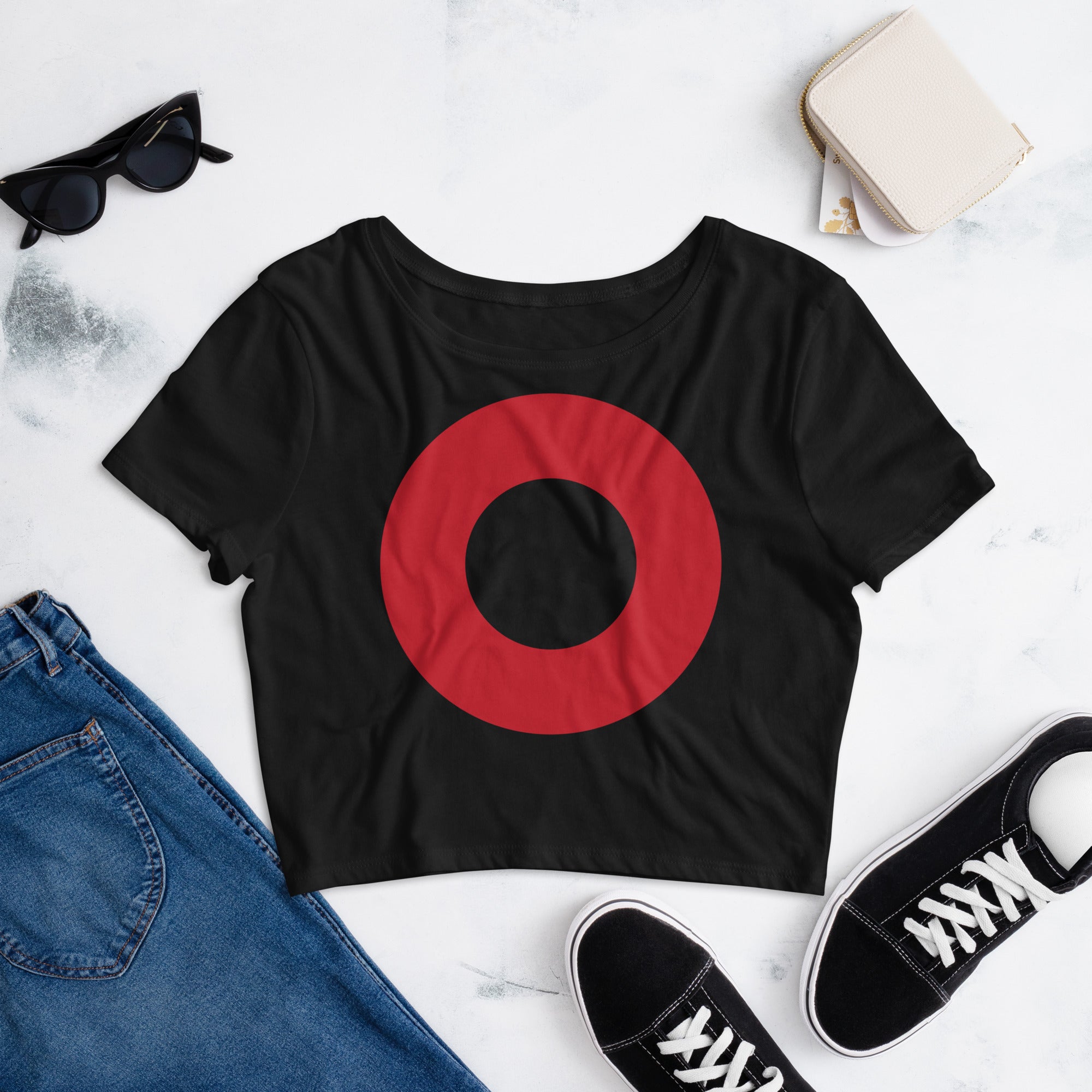 Fishman Donut Crop Top