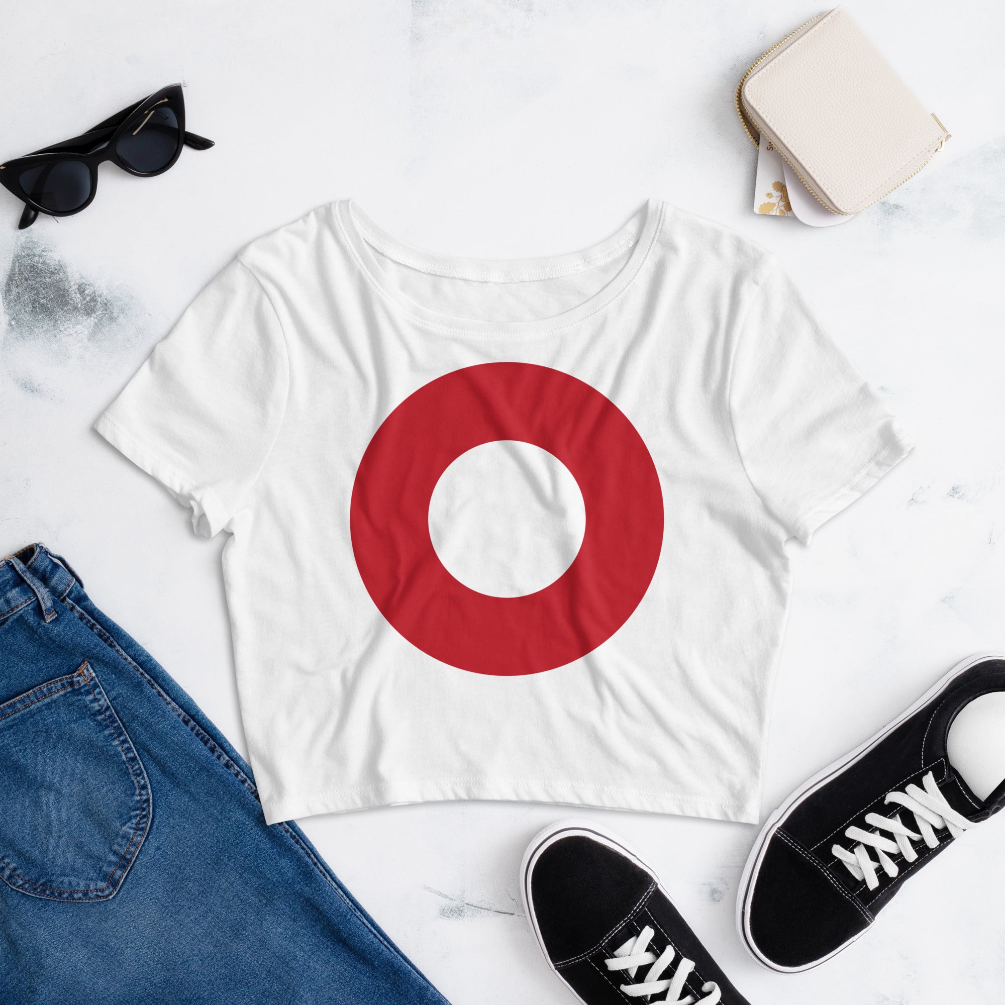 Fishman Donut Crop Top